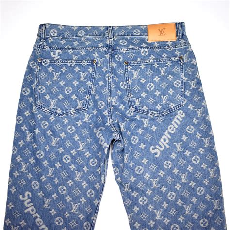 supreme x louis vuitton jean